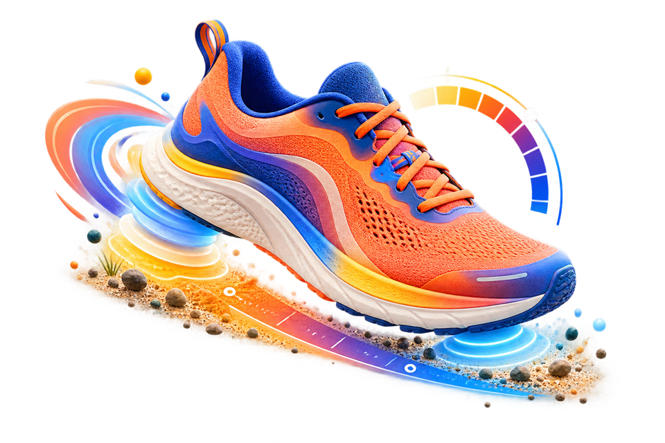 Chaussure de running présentée par RunMatch